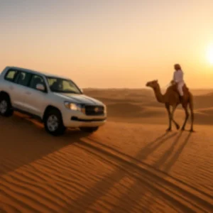 Morning Desert Safari in Riyadh – Dune Bashing, Camels & Sunrise Views