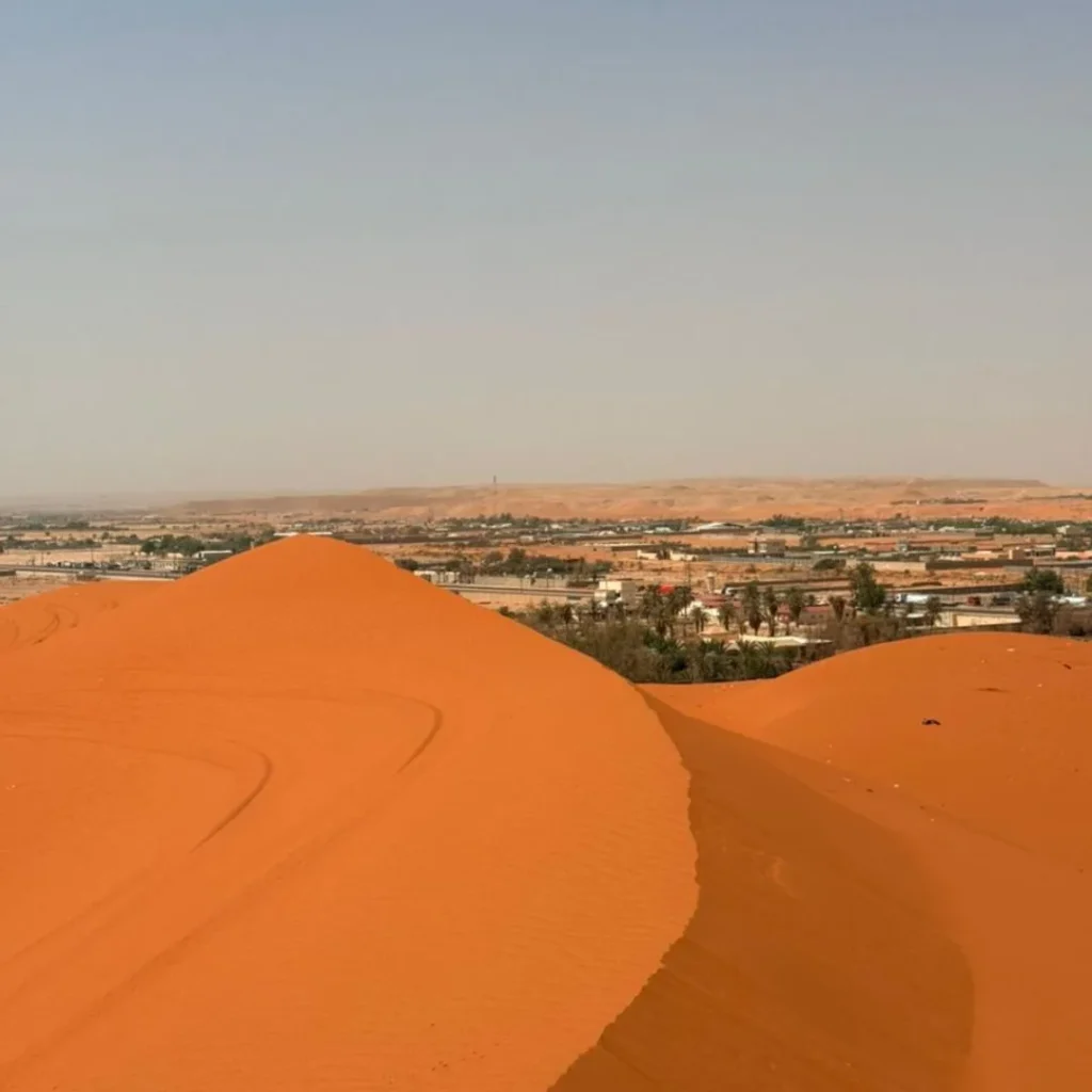 A stunning view of Why Edge of the World Riyadh Tour Is Must, featuring dramatic cliffs and vast desert valleys.